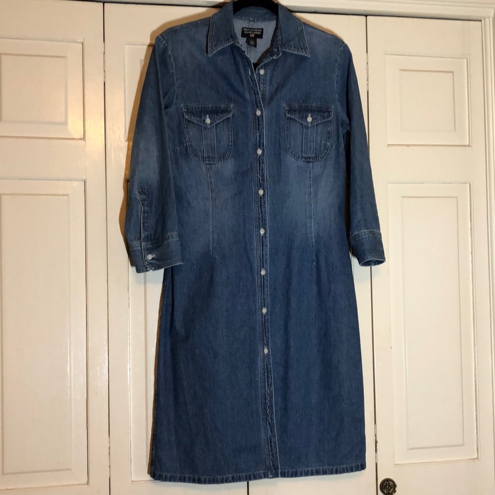 Polo Jeans Ralph Lauren Denim Dress SZ 6 R1